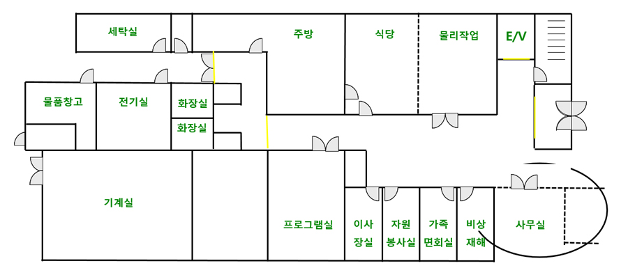 1층 배치도
