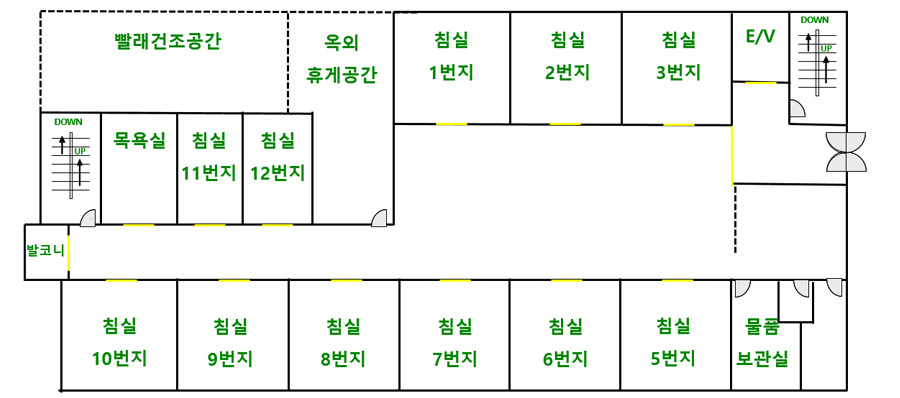 2층 배치도
